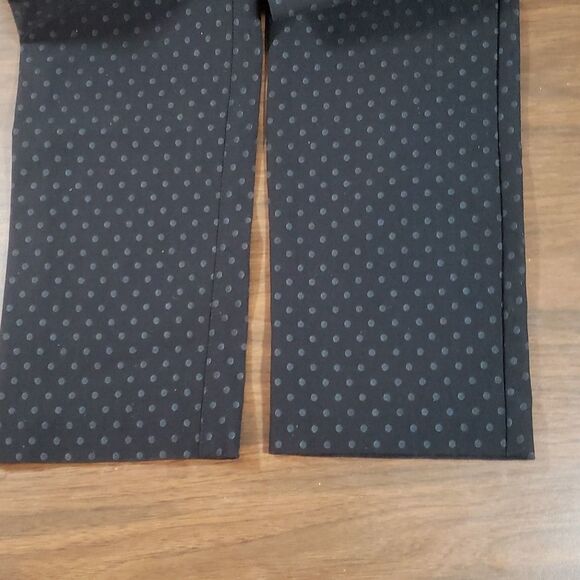 Margaret M Polka Dot Straight Leg Slimming Pants Medium - Picture 4 of 10